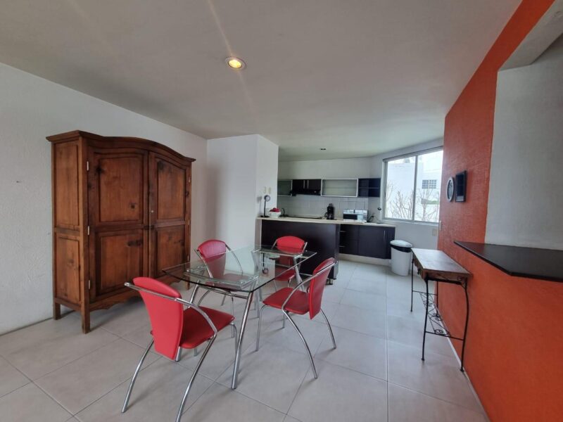 Departamento Amueblado en Renta en Fracc. Milenio lll Qro. Mex .