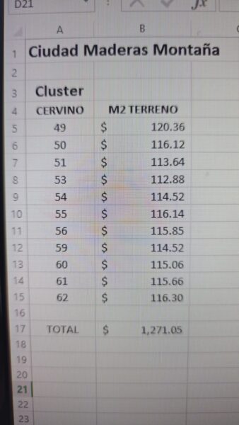 Venta Terrenos en Ciudad Maderas Montaña Qro. Mex.